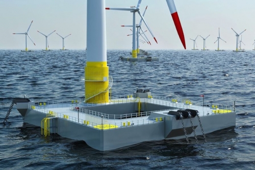 éolienne en mer,floatgen,innovation